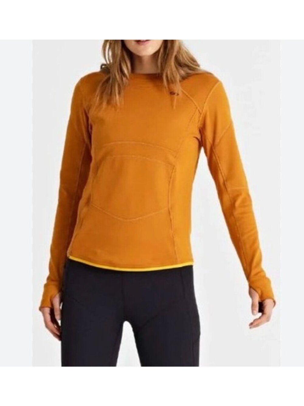 Oros Thermal Long Sleeve Performance Top Orange Women’s Size L C42